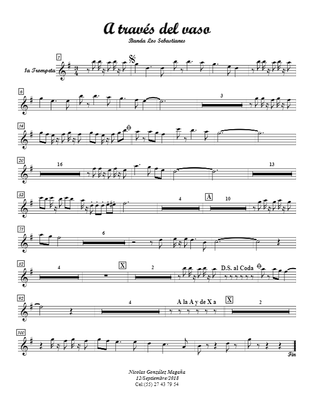 La imagen puede contener una previsualizacion de una partitura